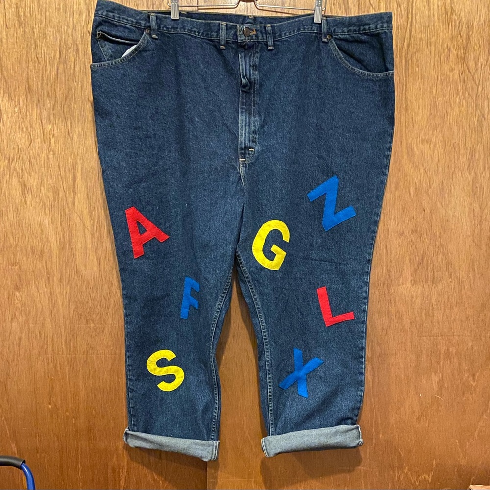 Embroidered / Patchwork Custom Jeans